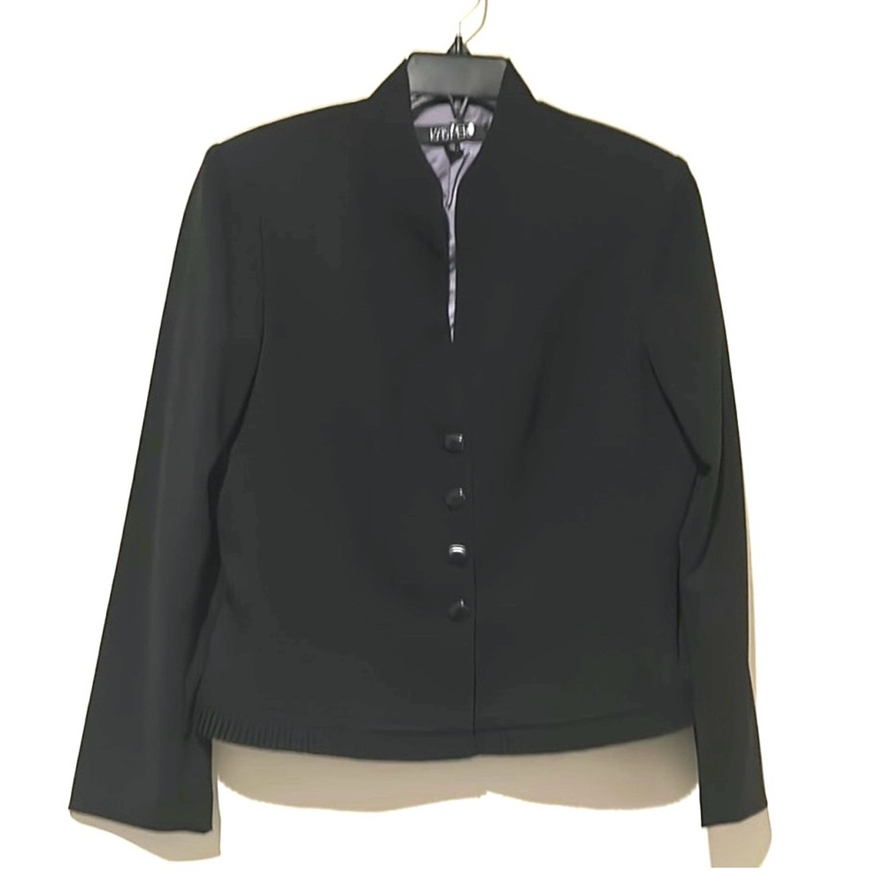 Kasper Women's‎ Size 10 Black Buttoned Jacket